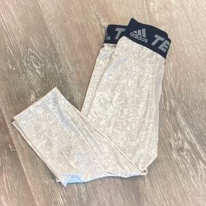 Adidas Beige and Black Joggers